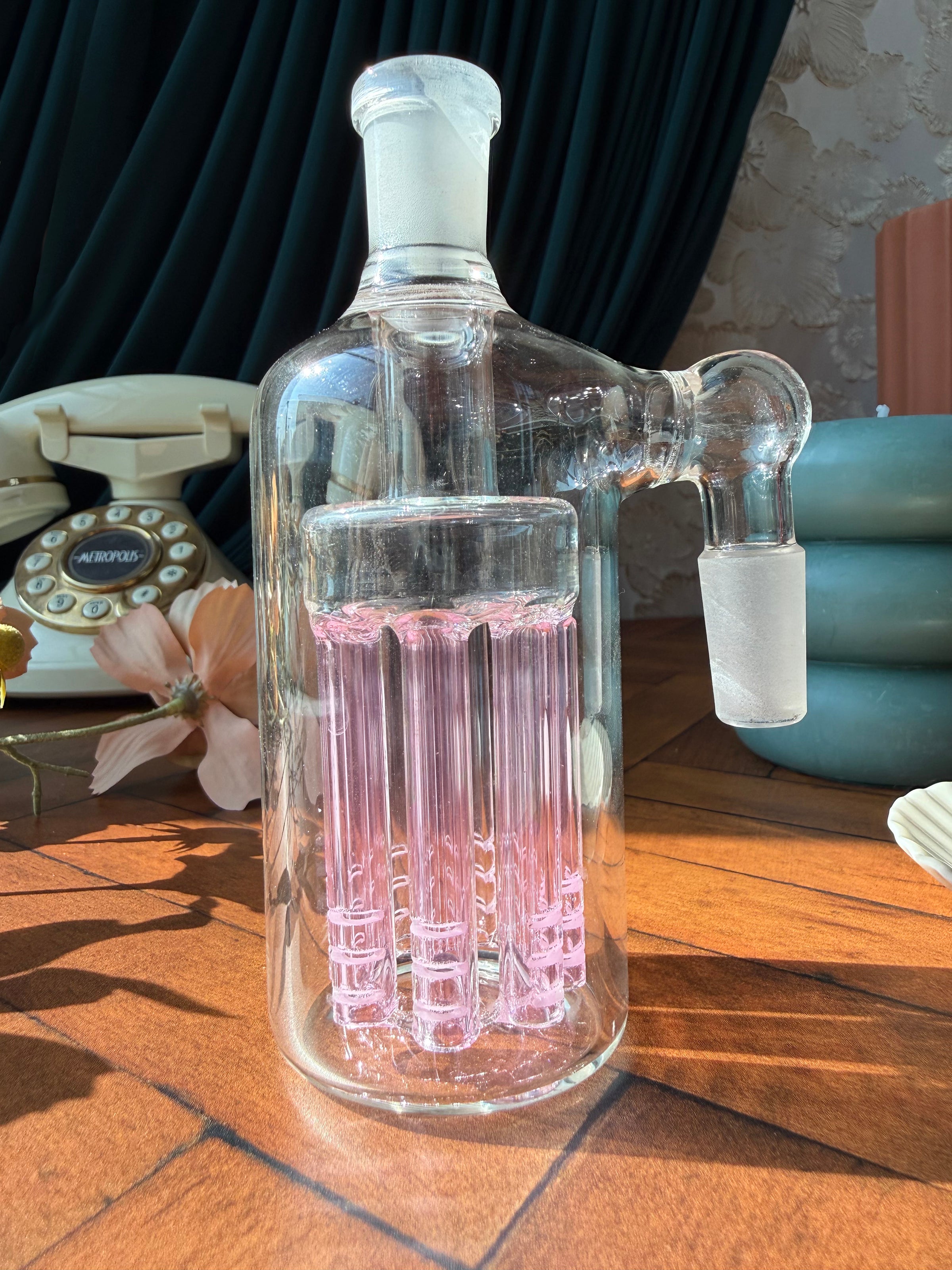Pink Ash Catcher- 90 degree