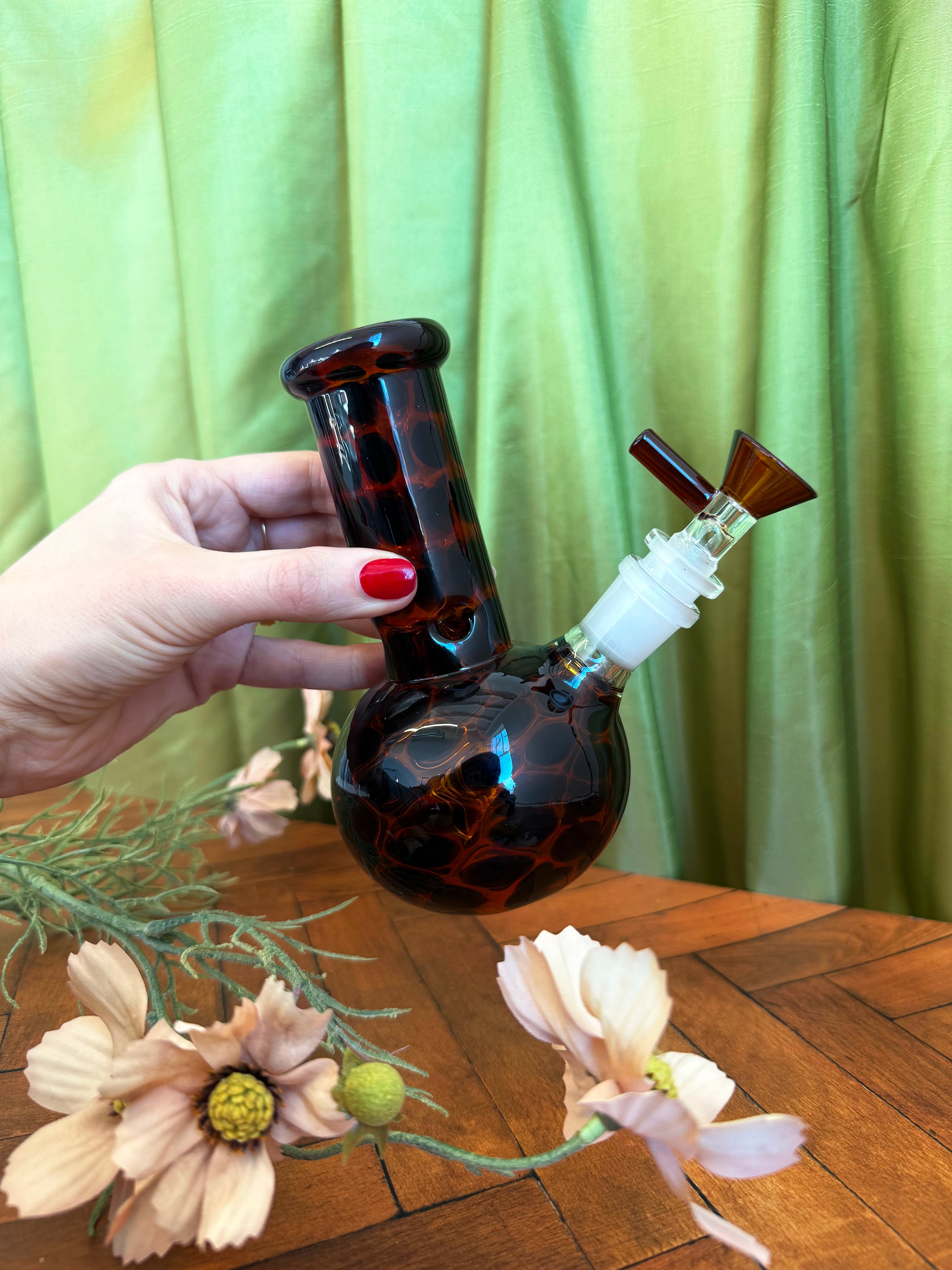 Tortoise Shell Mini Bong