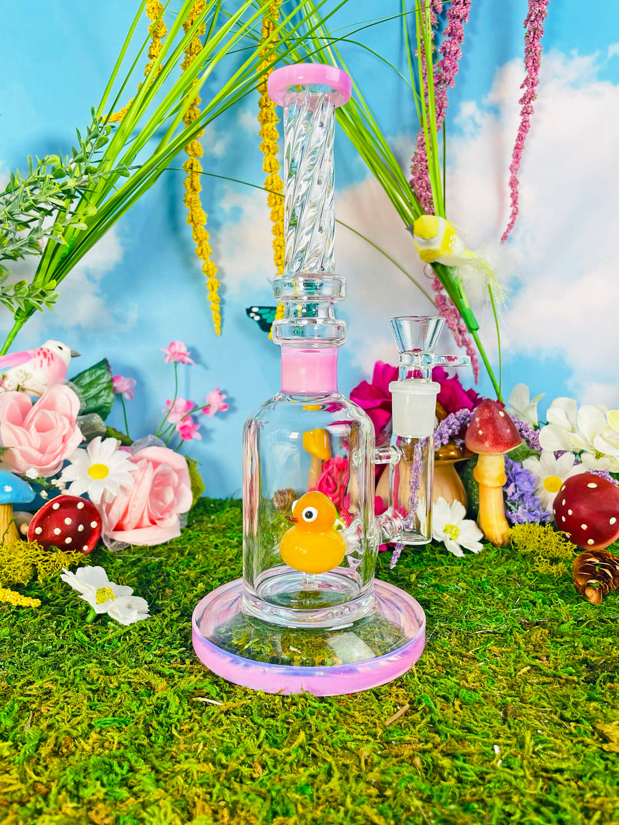 Duckie Water Pipe- Pink