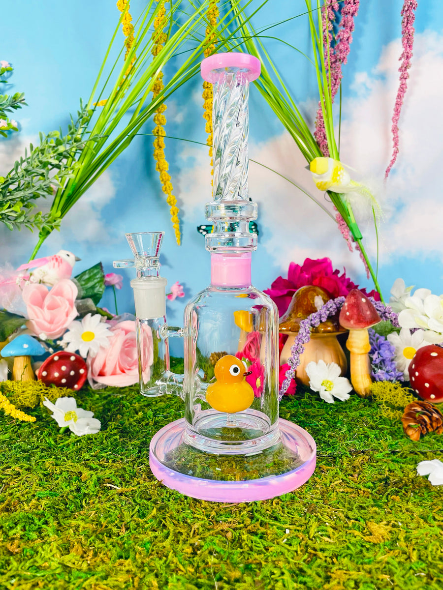 Duckie Water Pipe- Pink