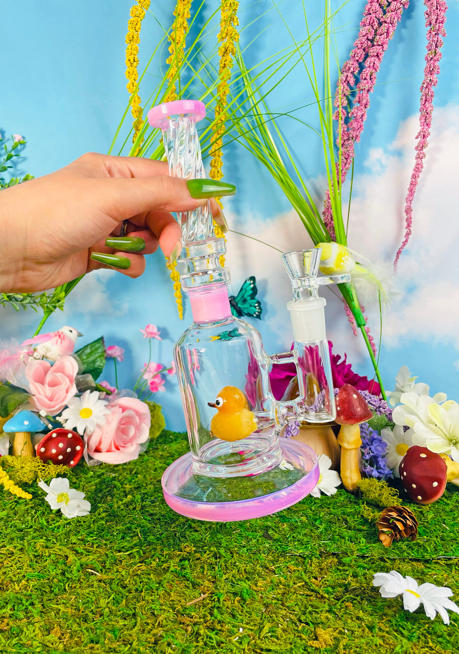 Duckie Water Pipe- Pink