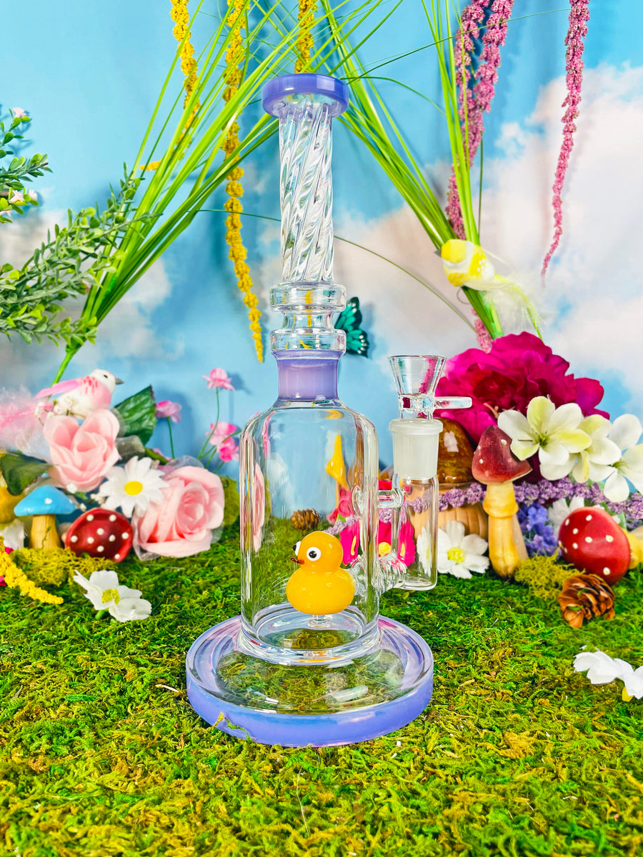 Duckie Water Pipe- Purple