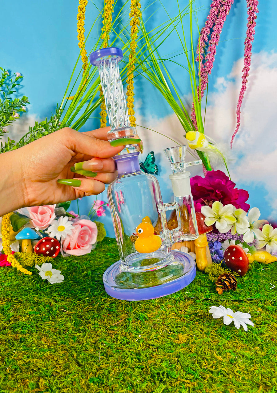 Duckie Water Pipe- Purple