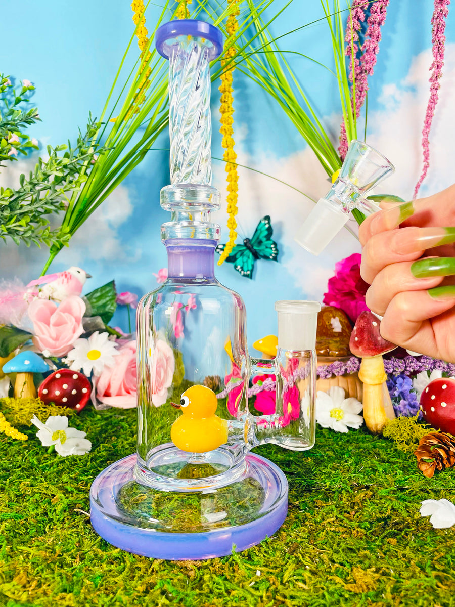 Duckie Water Pipe- Purple