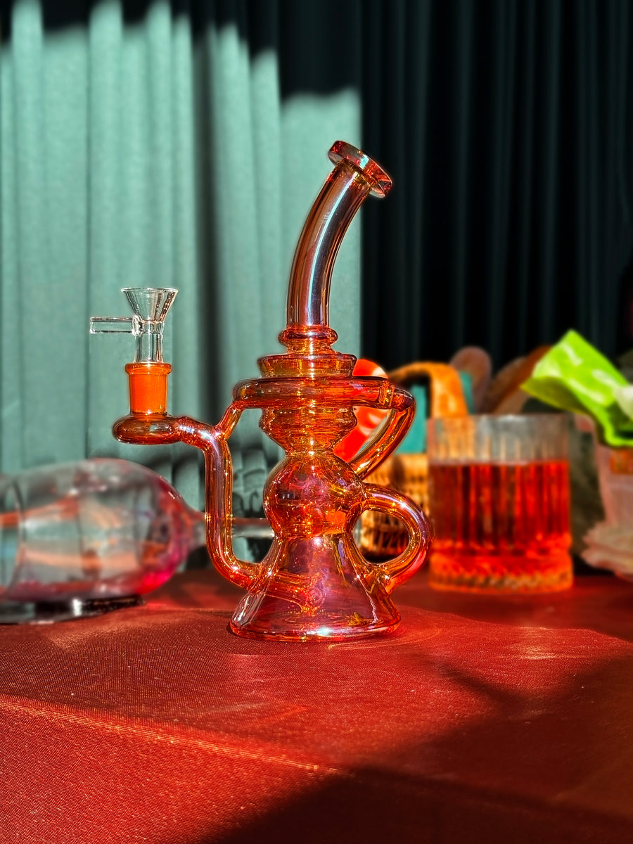 Mini Toadstool Bubbler - Blue