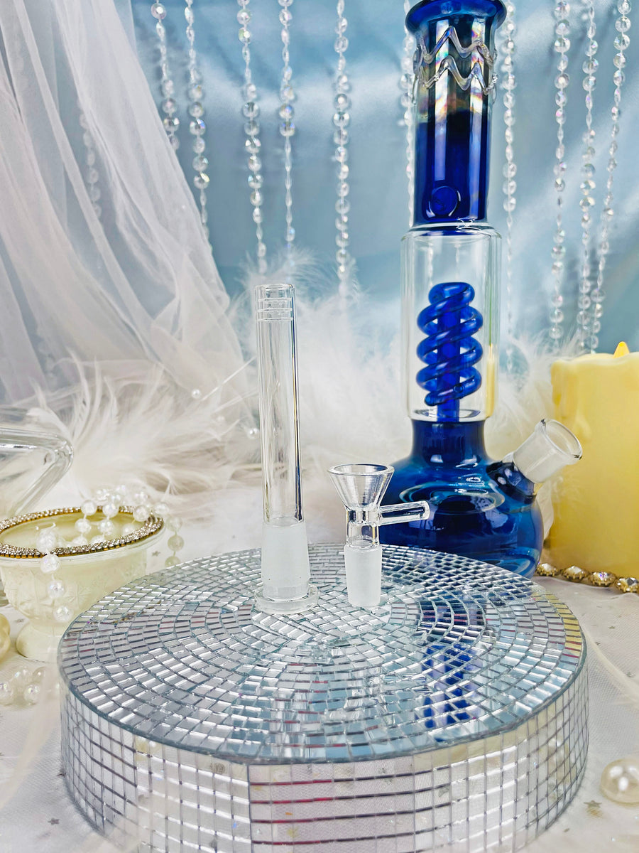 Heavenly Swirl Bong- Blue