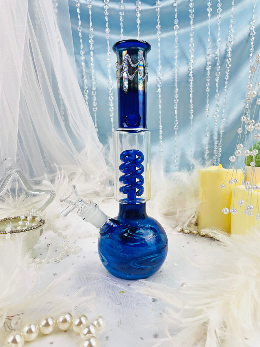 Heavenly Swirl Bong- Blue