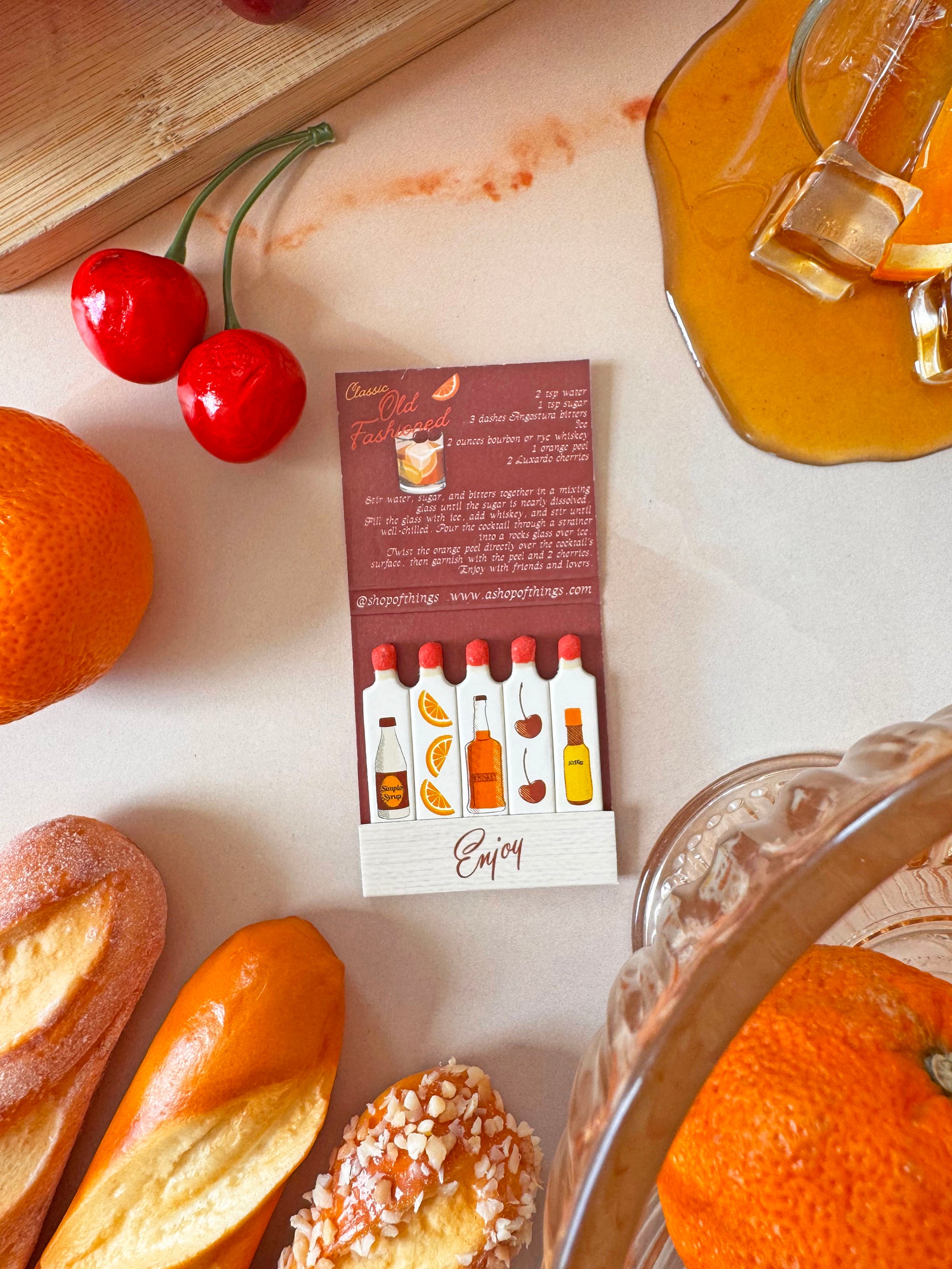 Old Fashioned Matchbook
