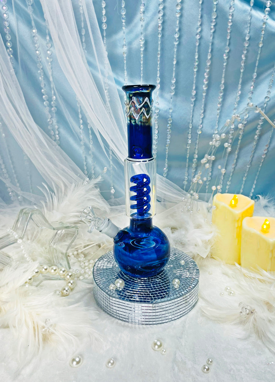 Heavenly Swirl Bong- Blue