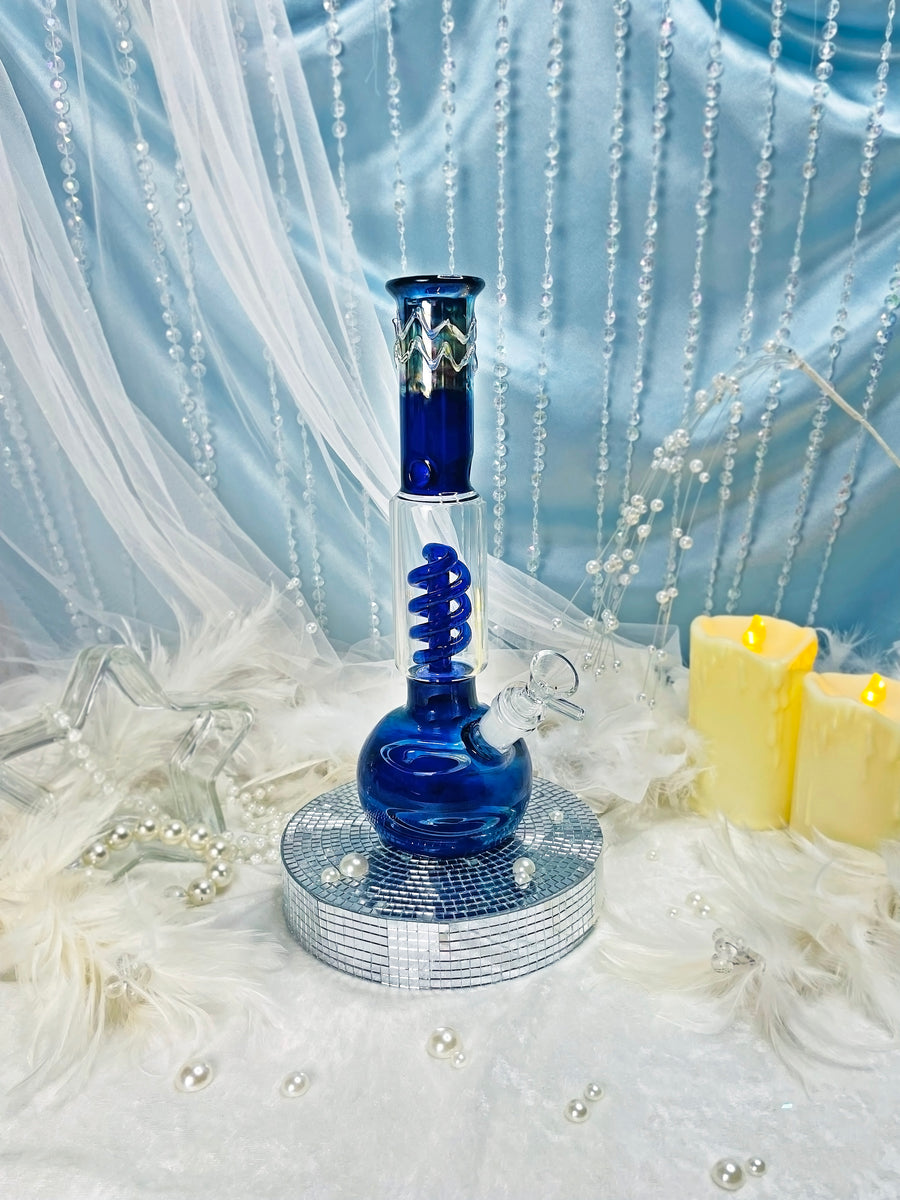 Heavenly Swirl Bong- Blue