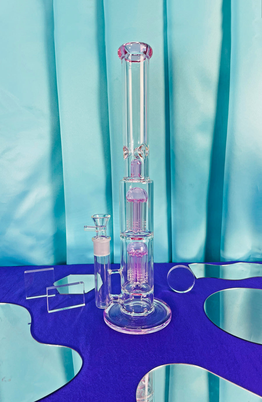 15.5" High Times Water Pipe - Pink