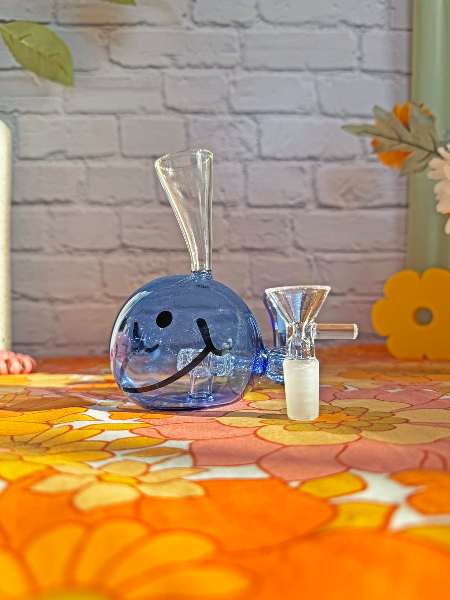 Mini Toadstool Bubbler - Orange