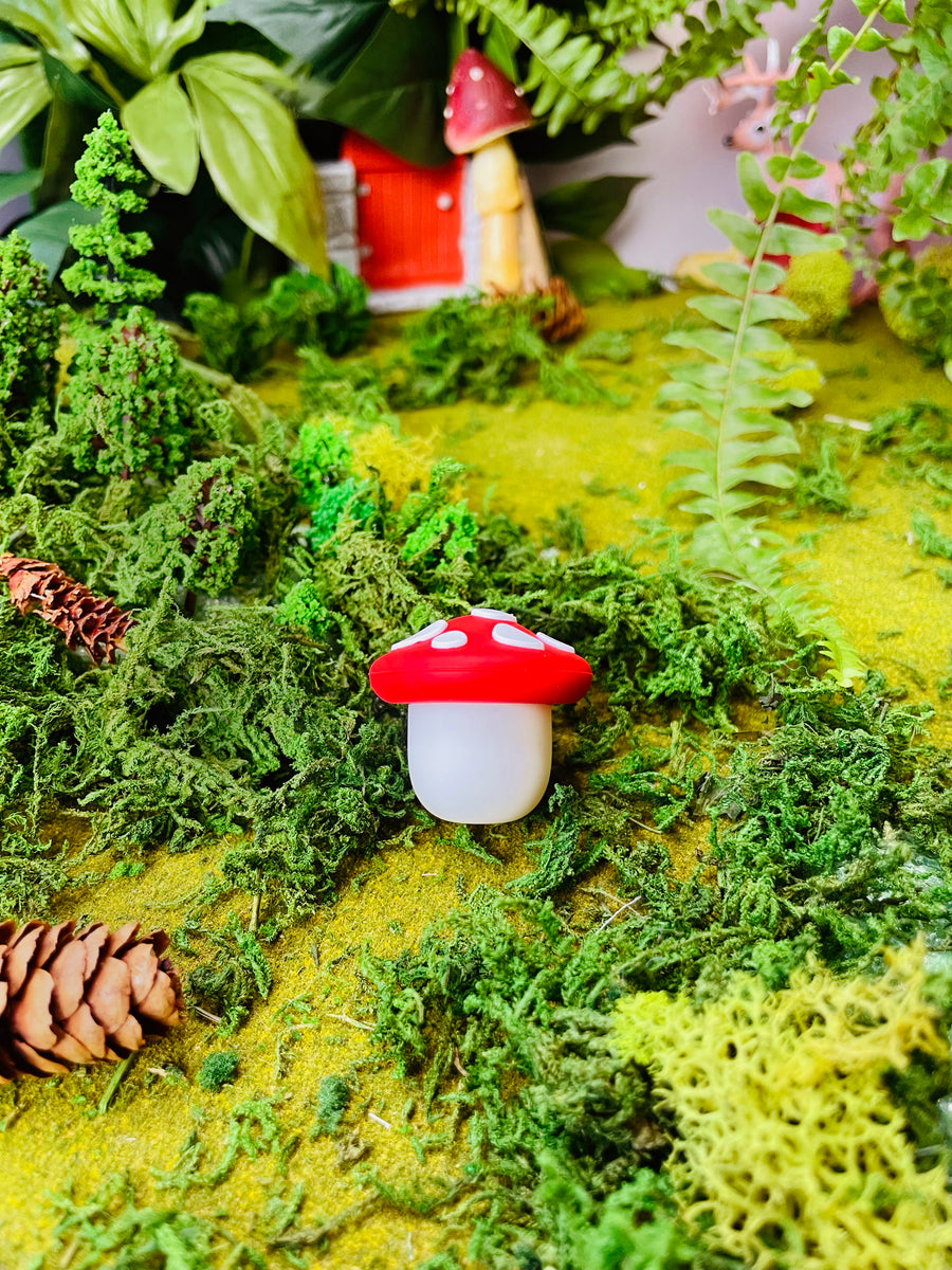 Silicone Mushroom Container