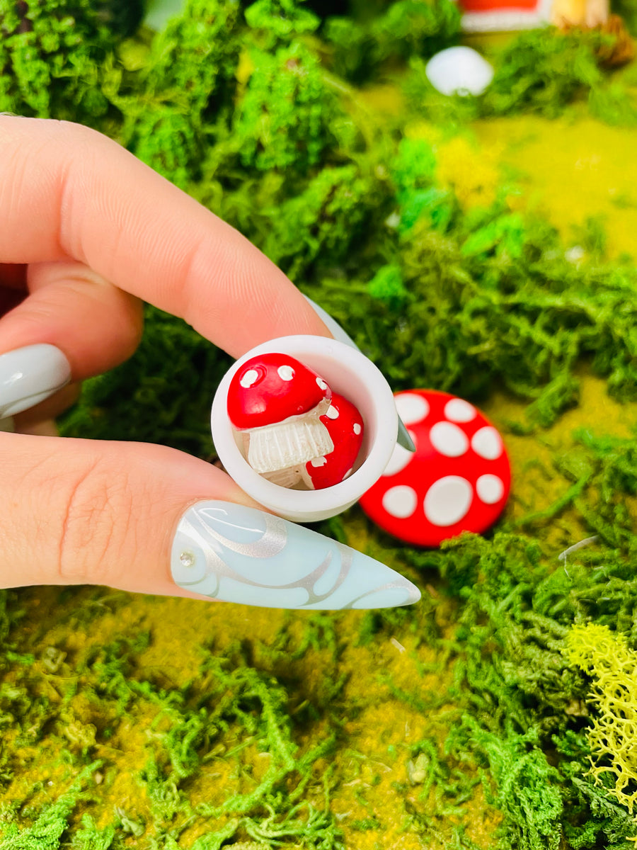 Silicone Mushroom Container