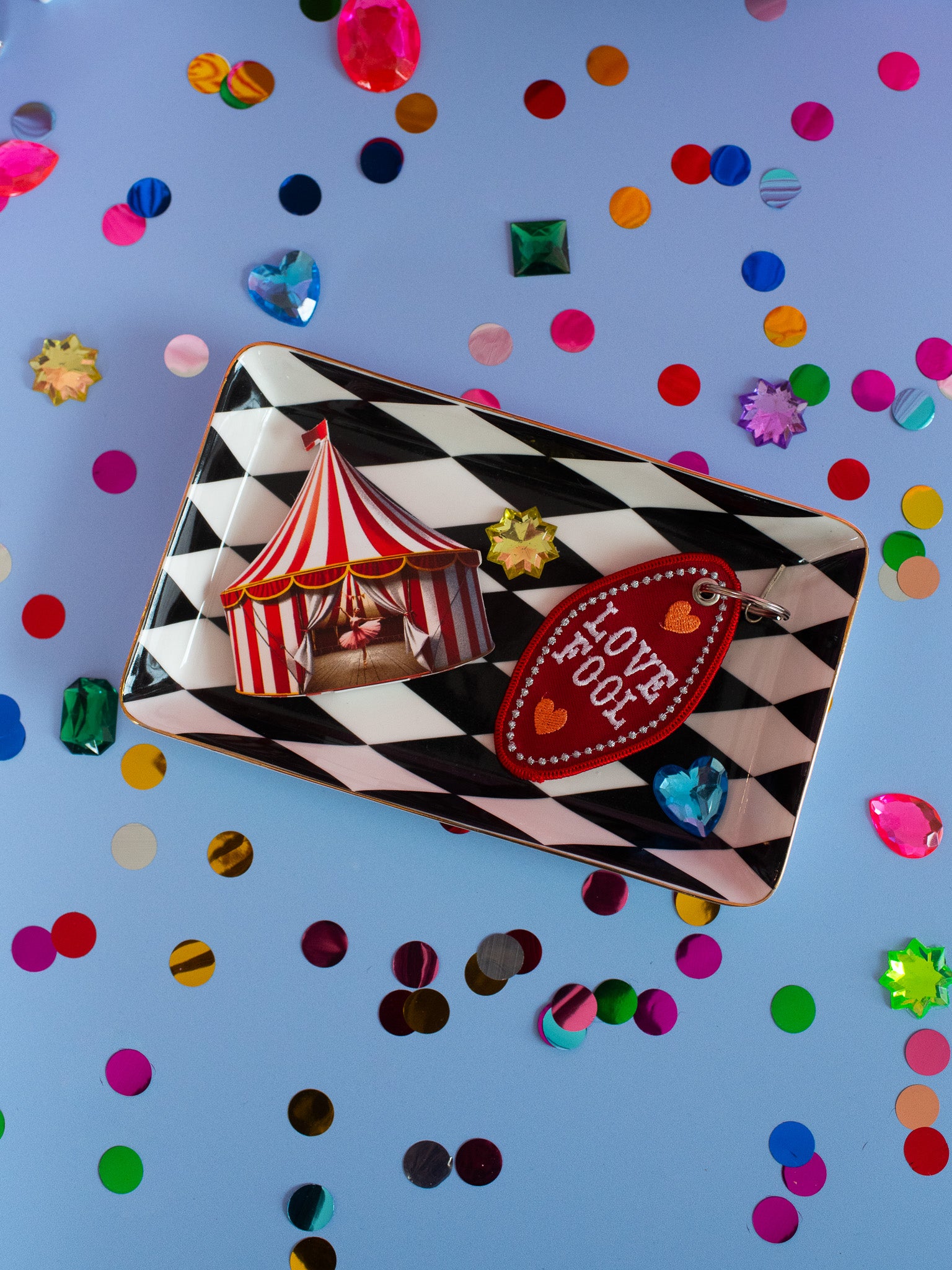 Harlequin Ceramic Tray