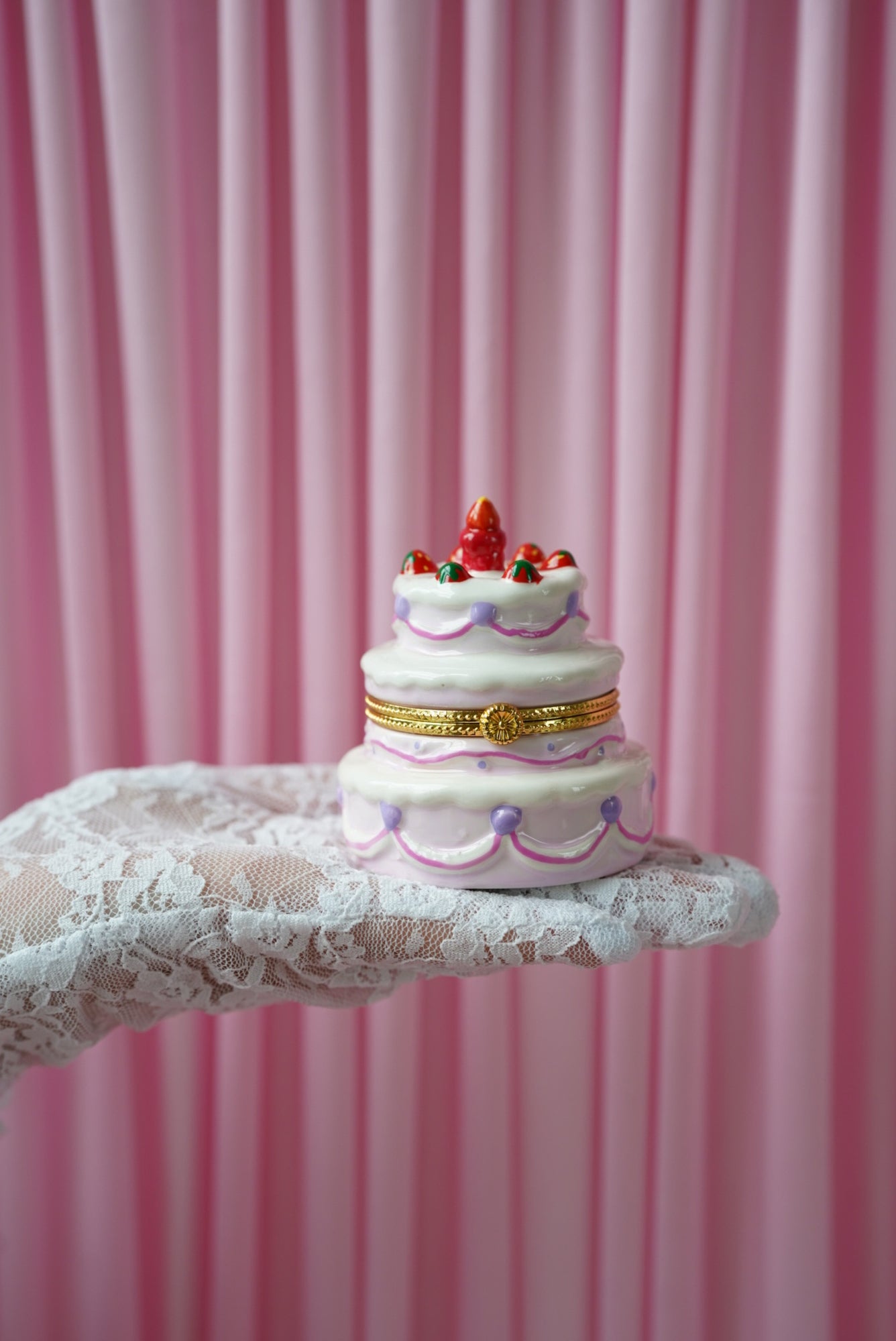 Strawberry Cake Trinket Box