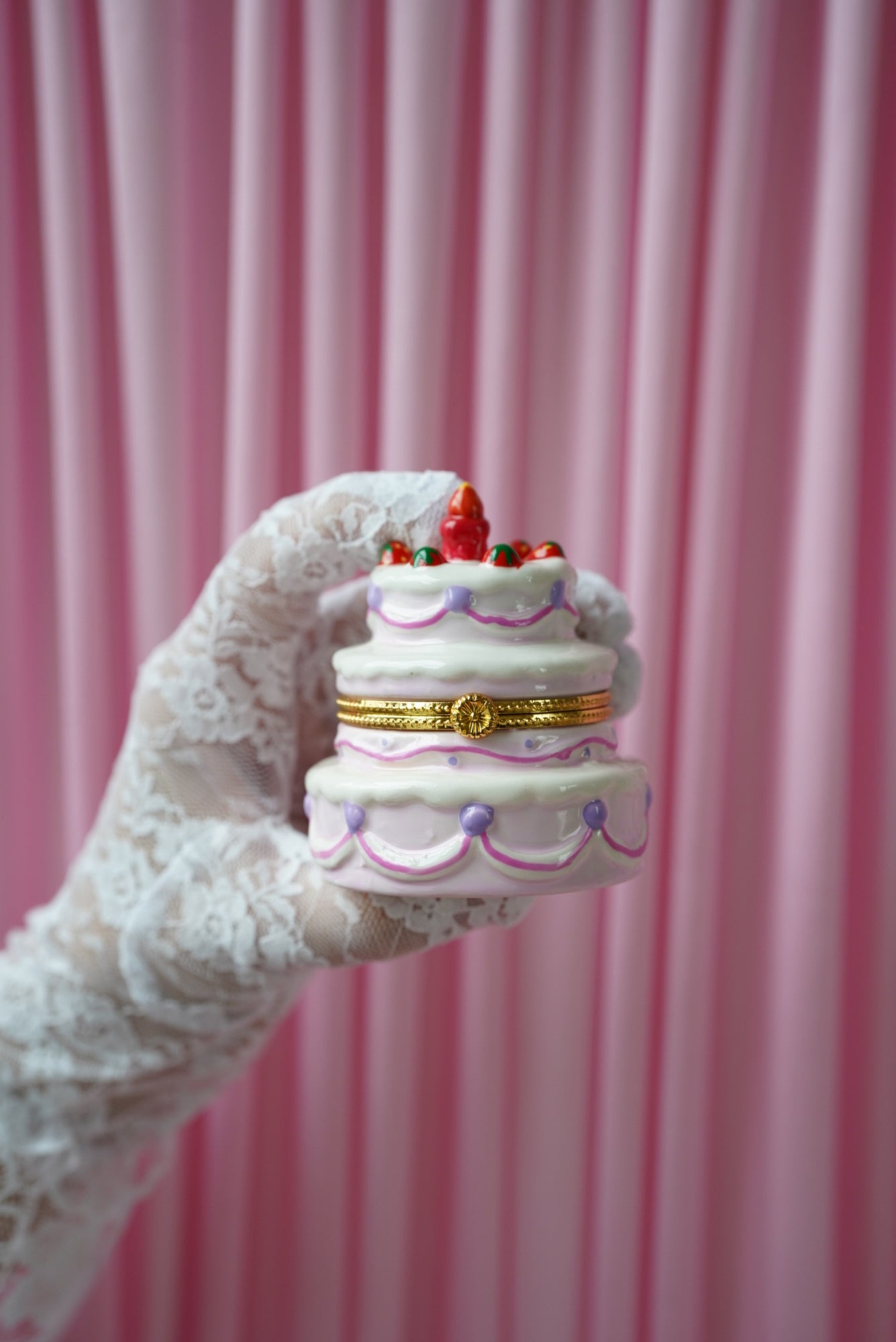 Strawberry Cake Trinket Box