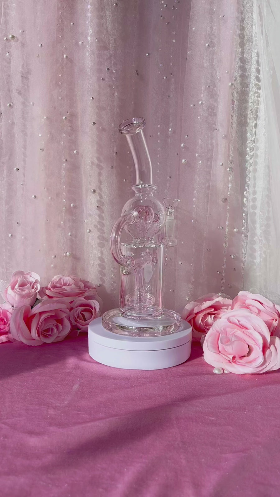 Live Laugh Love Recycler- pink