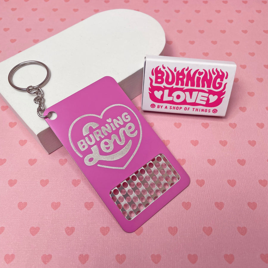 Burning Love Grinder Card