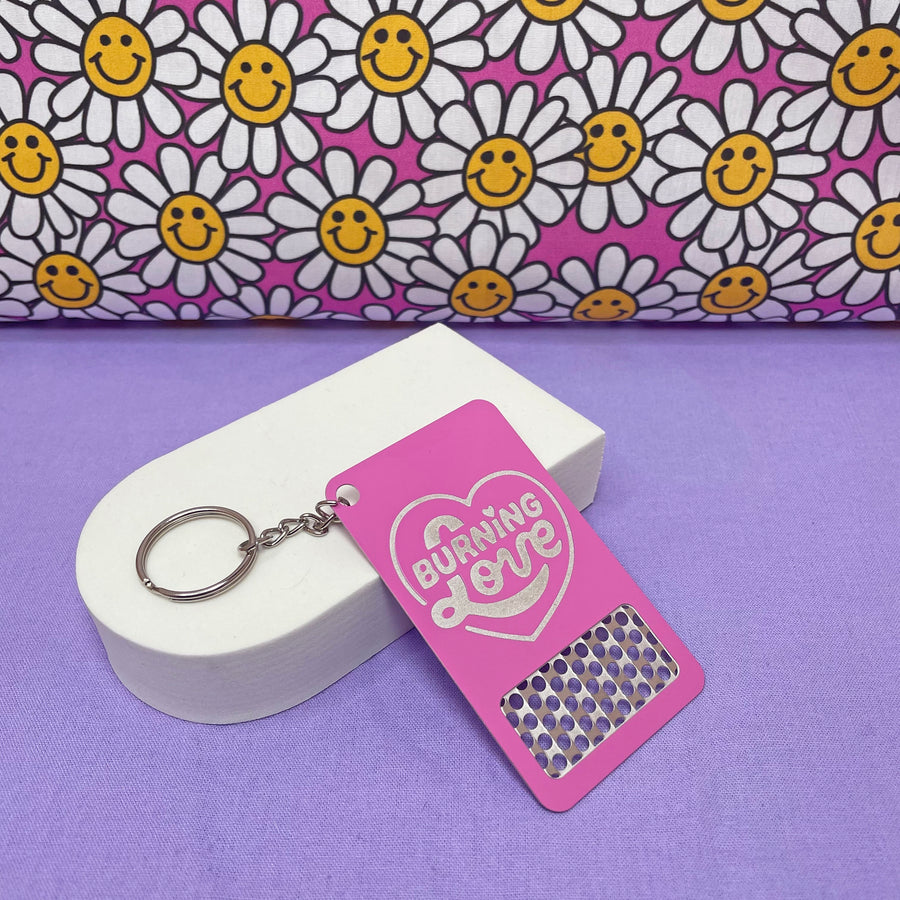 Burning Love Grinder Card