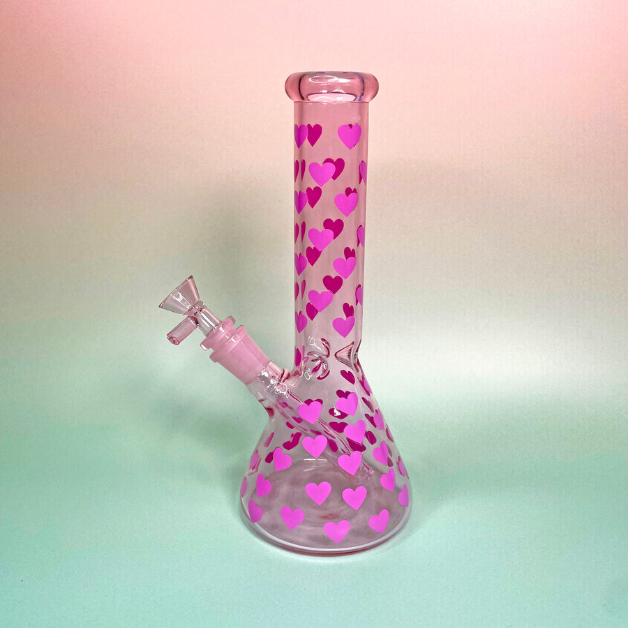 Heart Throb Beaker Bong