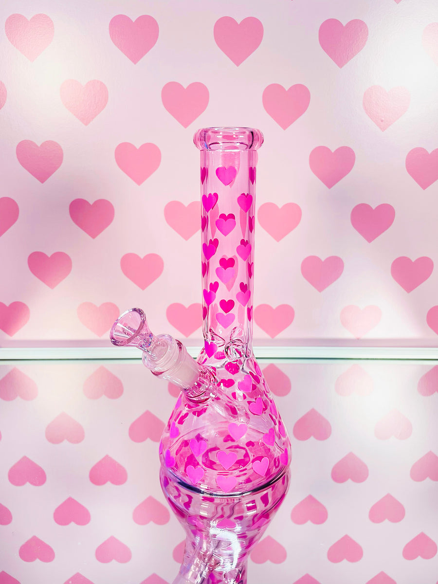 Heart Throb Beaker Bong