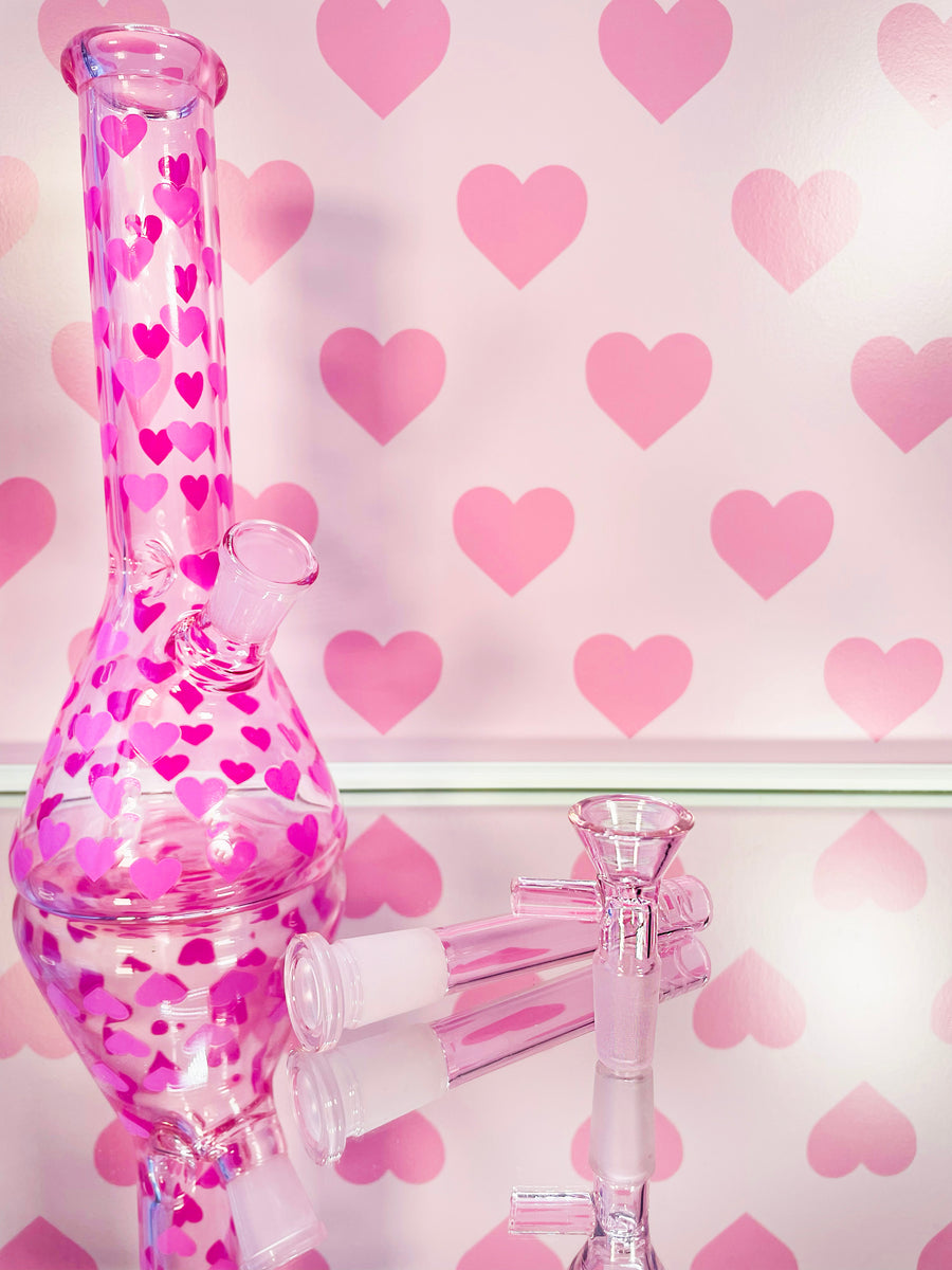 Heart Throb Beaker Bong