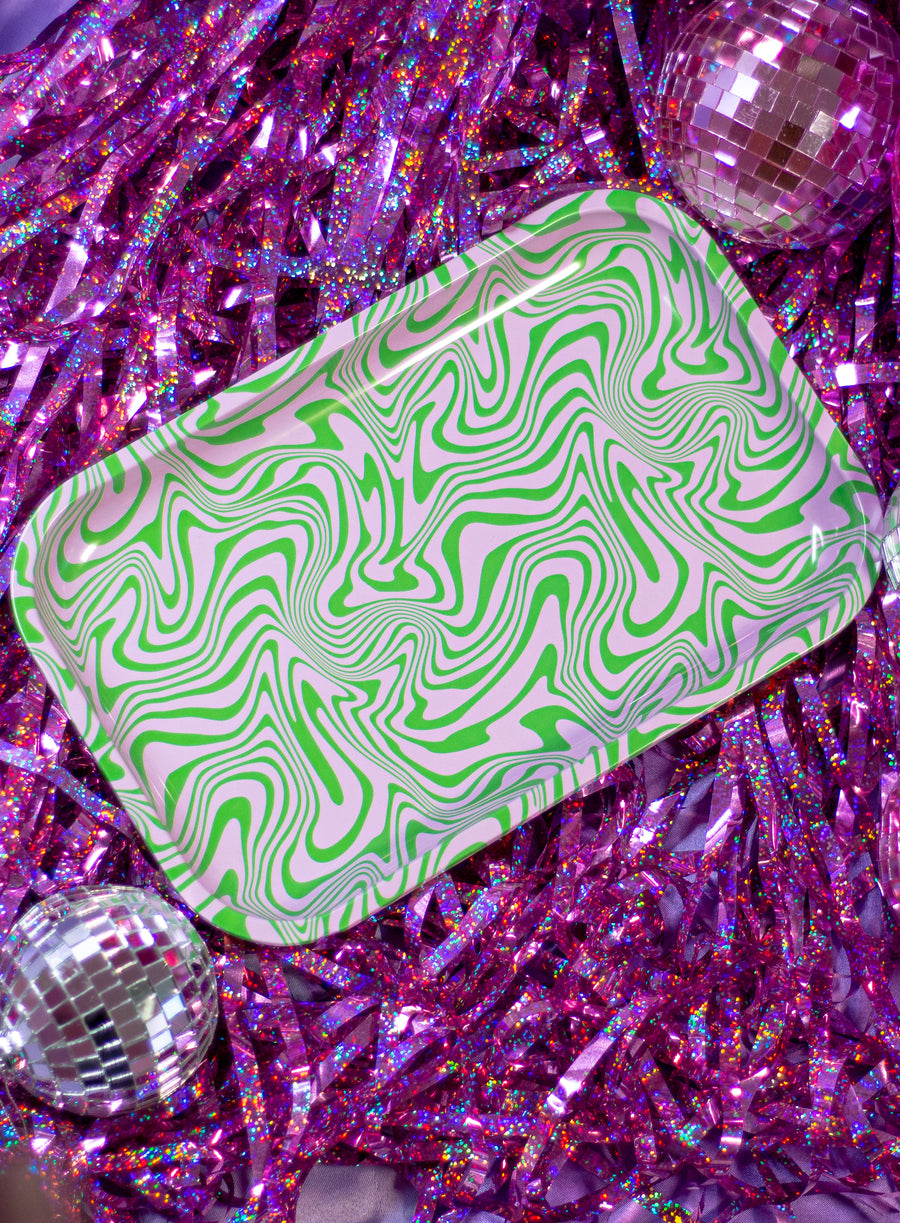 Psychedelic Swirl XL Rolling Tray
