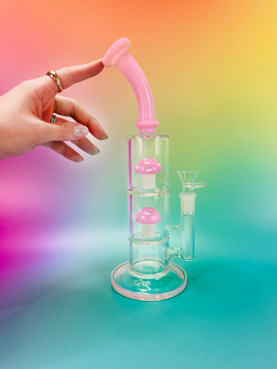 Pink Mushroom Water Pipe