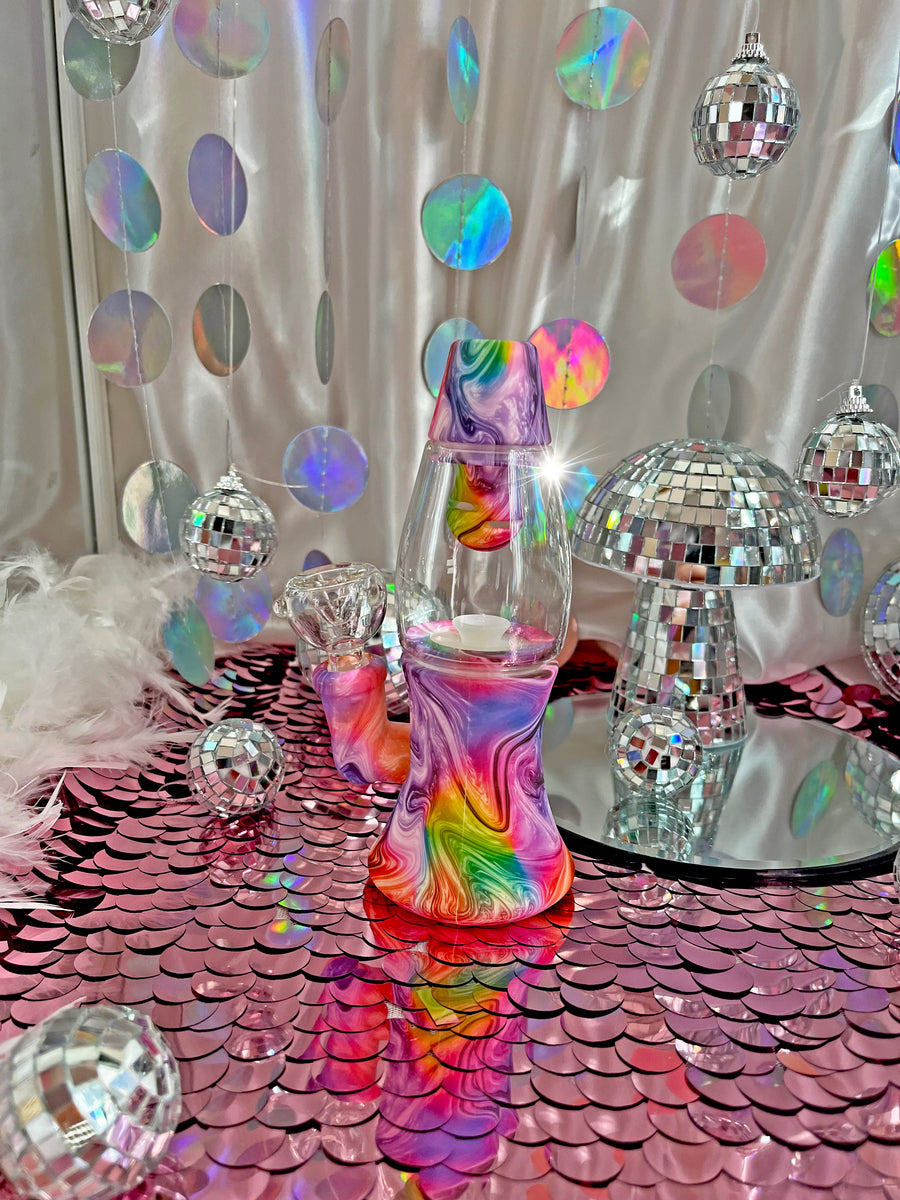 Silicone Lava Lamp Bong