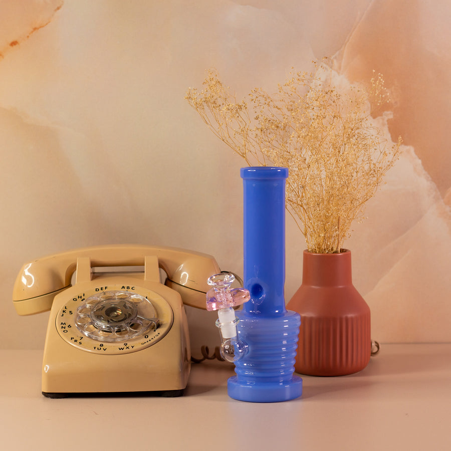 Groovy Heart Bong- Periwinkle