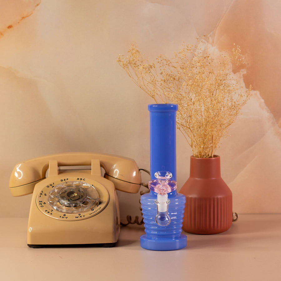 Groovy Heart Bong- Periwinkle