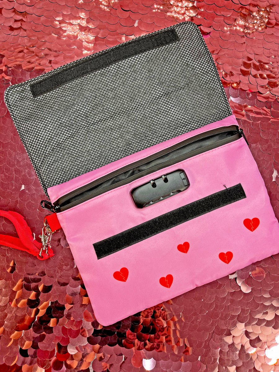 Smell Proof Bag with Lock- Sad Clown