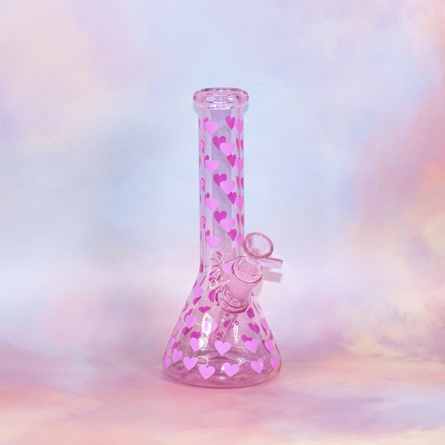 Heart Throb Beaker Bong