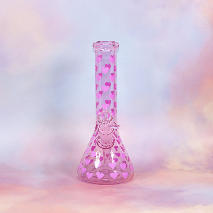 Heart Throb Beaker Bong