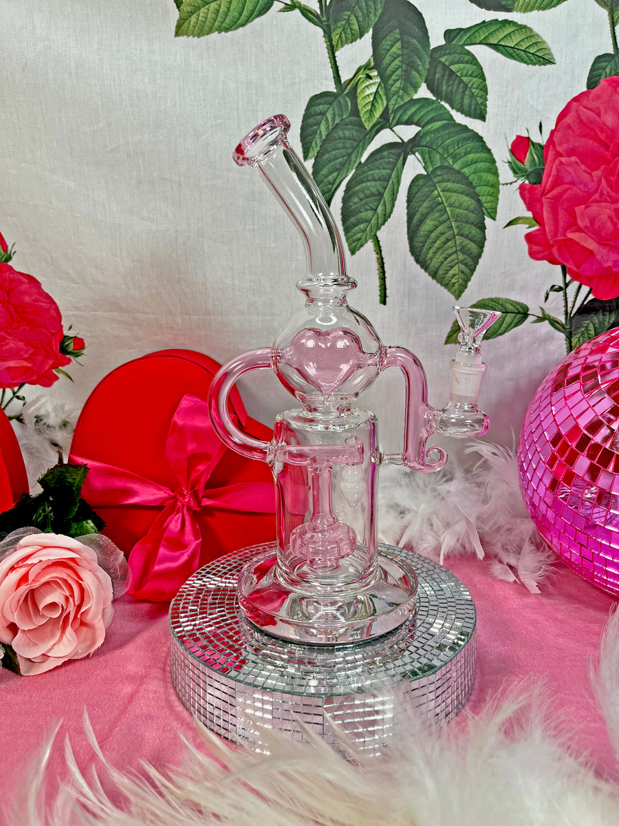 Live Laugh Love Recycler- pink