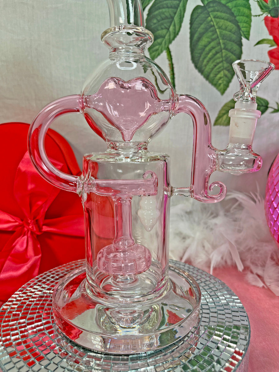 Live Laugh Love Recycler- pink