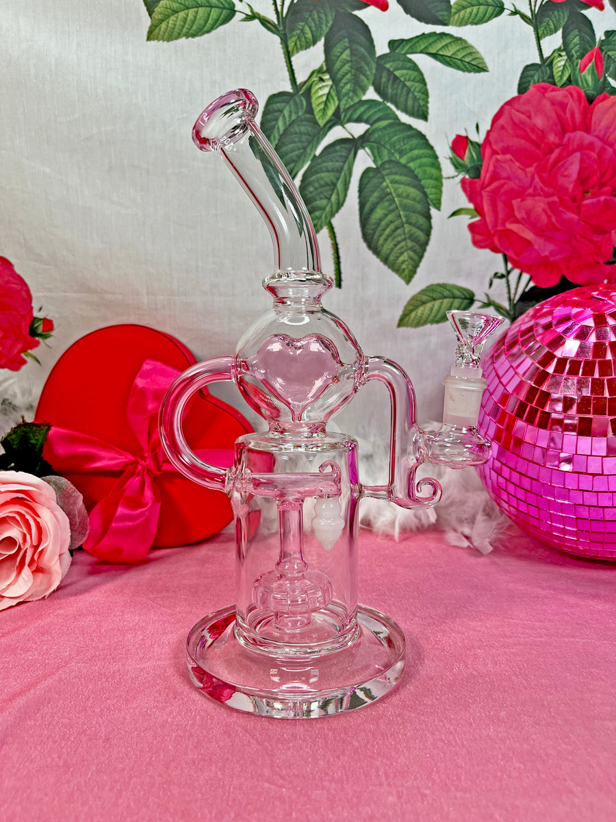 Live Laugh Love Recycler- pink