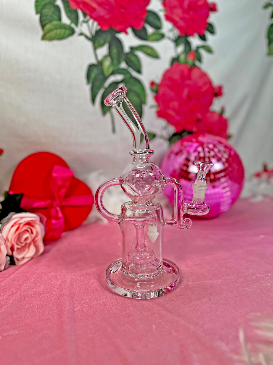 Live Laugh Love Recycler- pink