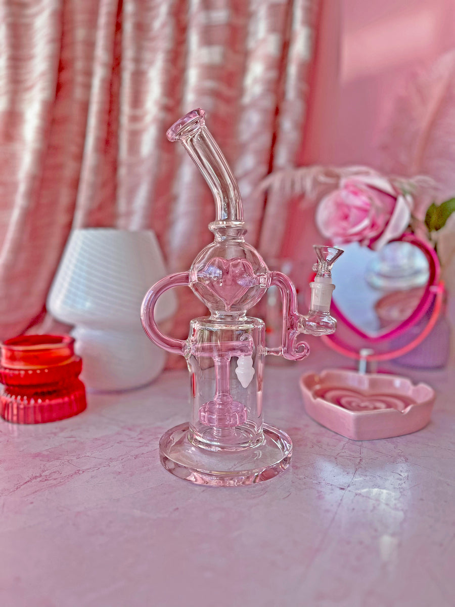 Live Laugh Love Recycler- pink