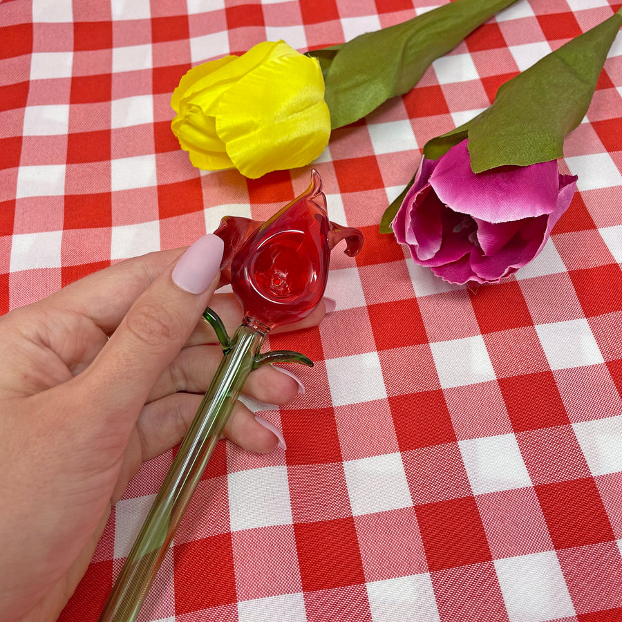 Tulip Pipe- Red