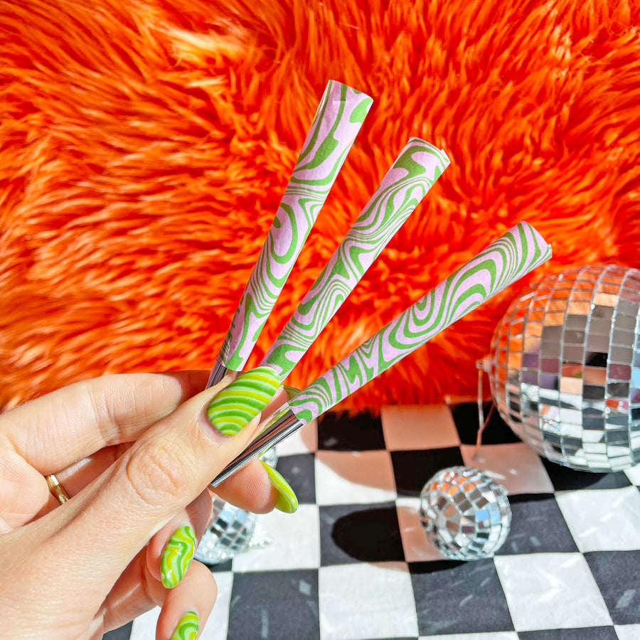 Psychedelic Swirl Cones