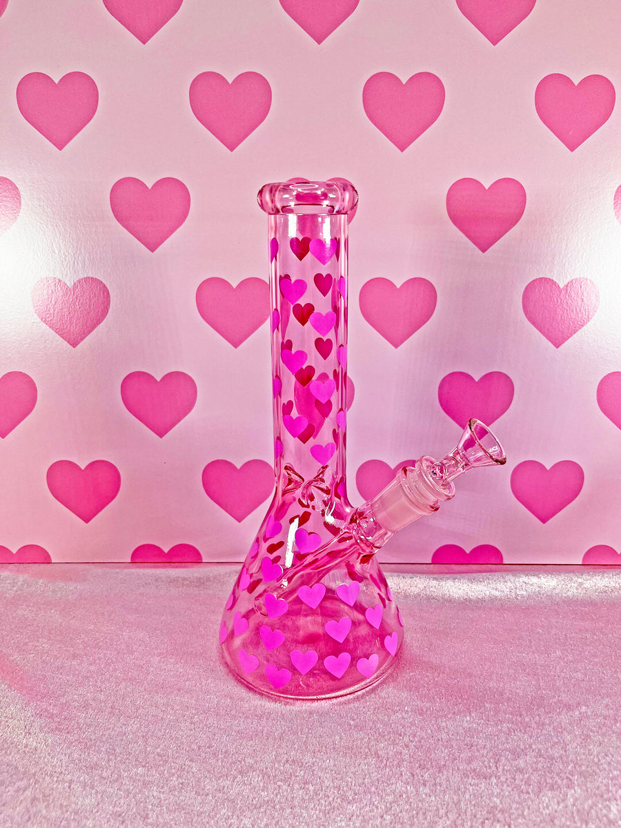 Heart Throb Beaker Bong