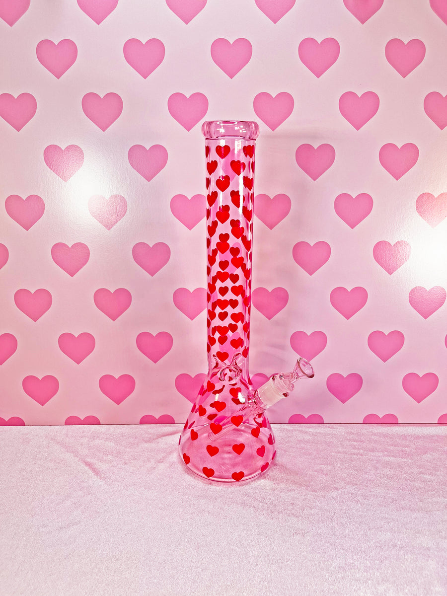 XL Heart Throb Beaker Bong