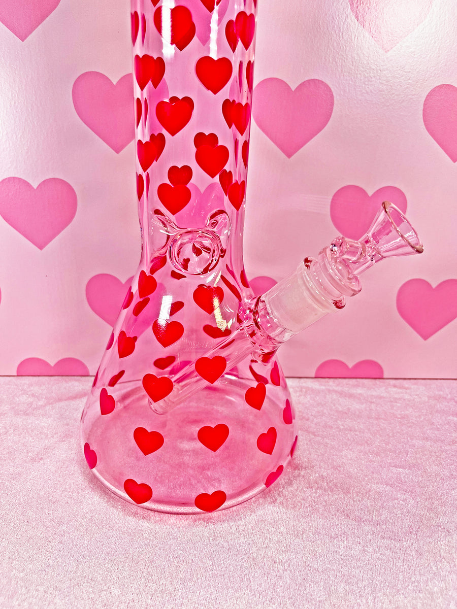 XL Heart Throb Beaker Bong