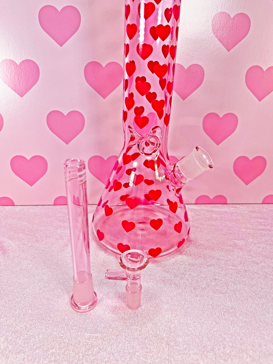 XL Heart Throb Beaker Bong