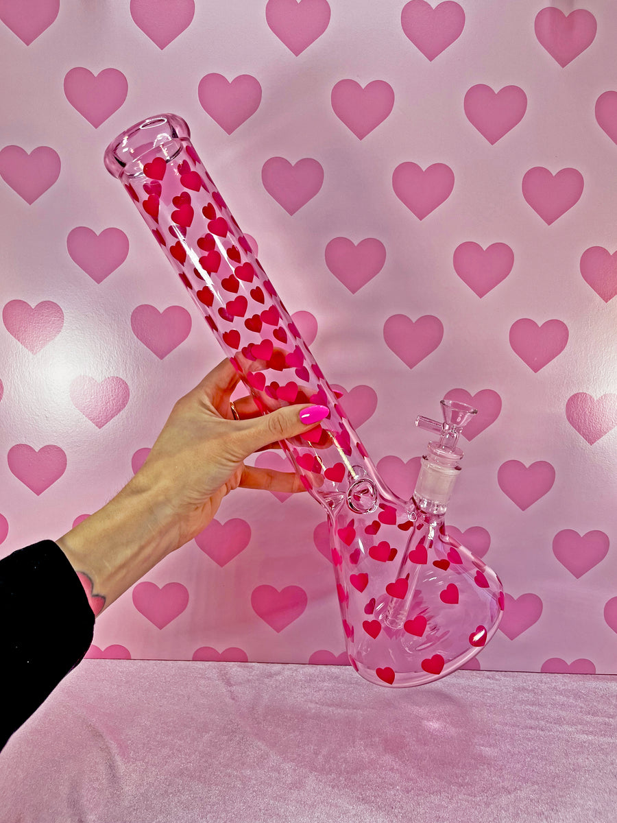 XL Heart Throb Beaker Bong
