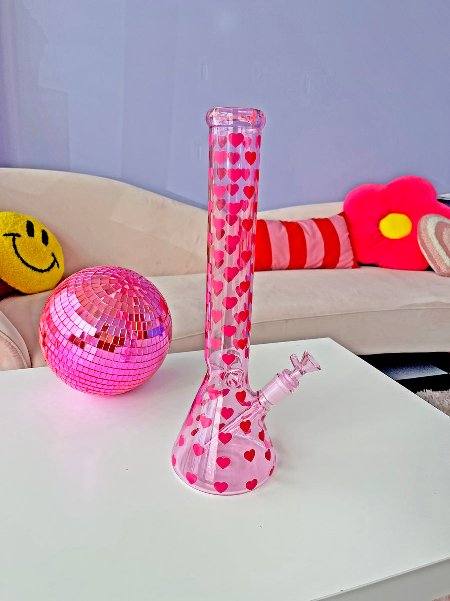 XL Heart Throb Beaker Bong
