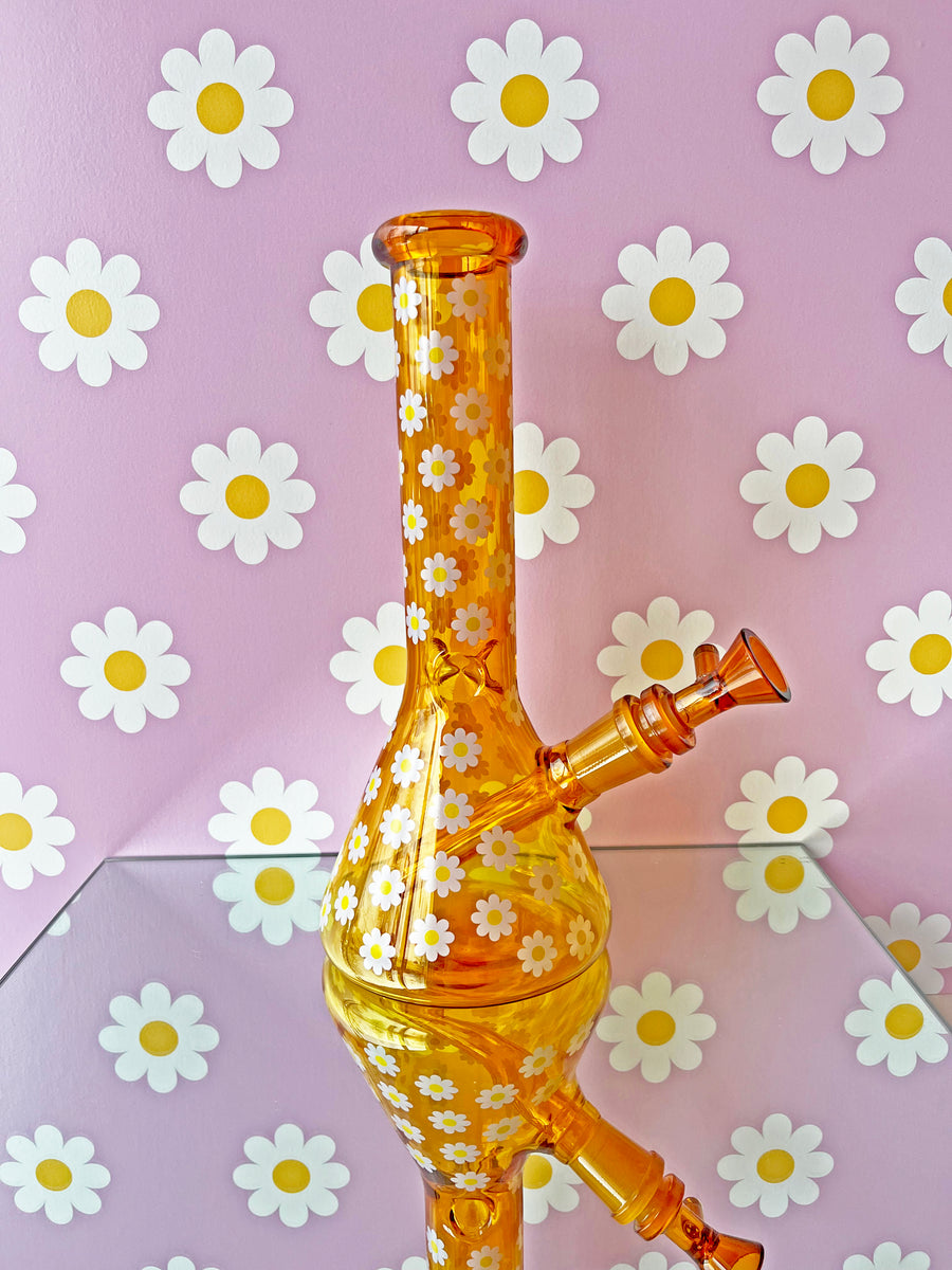 Dazey Beaker Bong- Amber