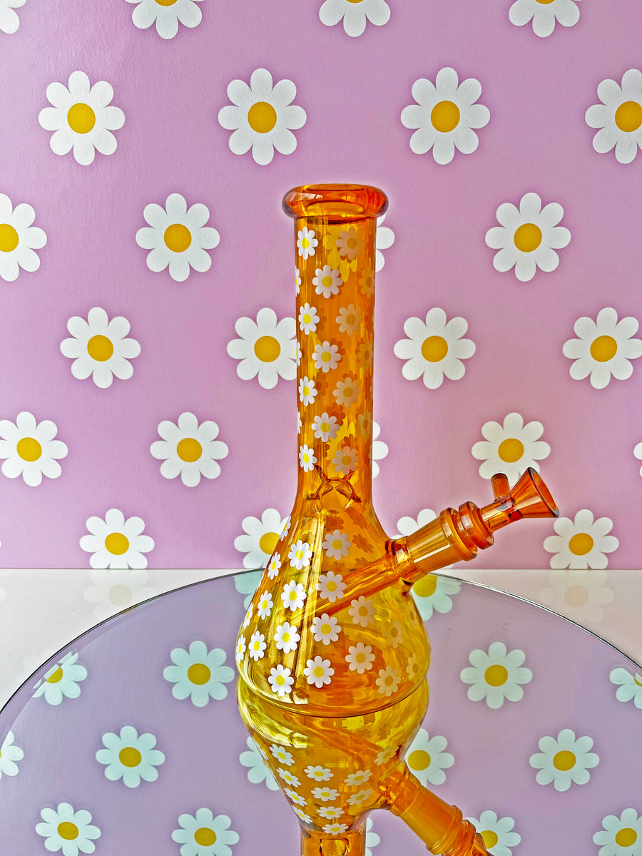 Dazey Beaker Bong- Amber